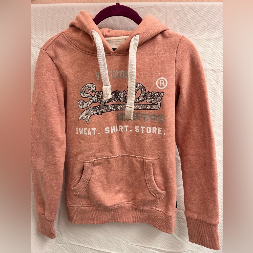 Superdry Men's Peach Hoodie